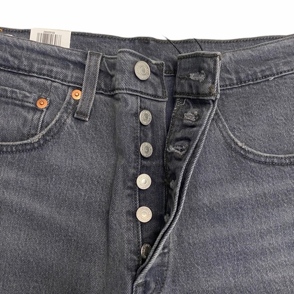 NEW Levi's Premium 501 SKINNY WOMEN'S JEANS Gray - Picture 9 of 16